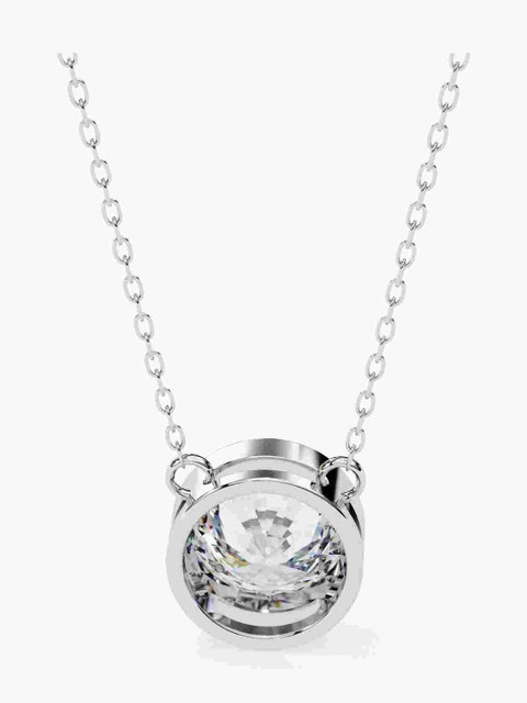 Valanova Sterling Silver Plated With White Gold & Certified Lab Grown Diamond 1.00cts Vsnb0014r100 - Image 7