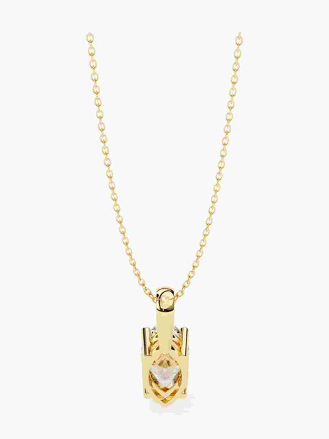 Valanova Sterling Silver Plated With Yellow Gold & Certified Lab Grown Diamond 1.00cts Vsp0002m100 - Image 7