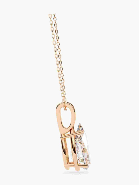 Valanova Sterling Silver Plated With Rose Gold & Certified Lab Grown Diamond 1.00cts Vsp0003s100 - Image 6
