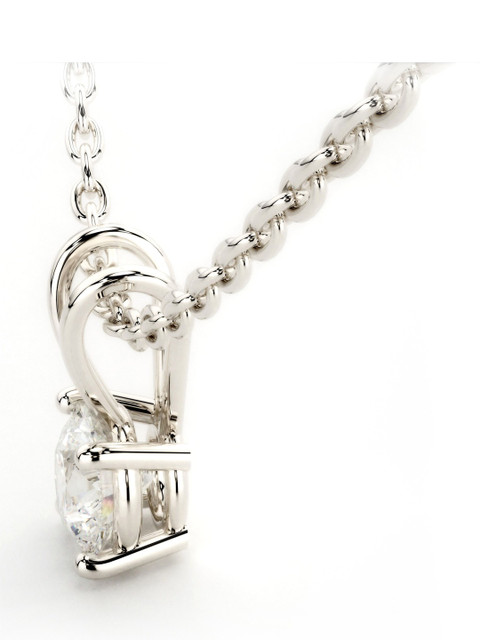 Valanova Sterling Silver Plated With White Gold & Certified Lab Grown Diamond 0.75cts Vsp0001r075 - Image 3
