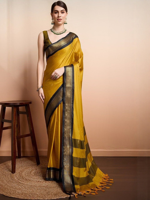 AVANTIKA FASHION Woven Design Zari Kanjeevaram Saree