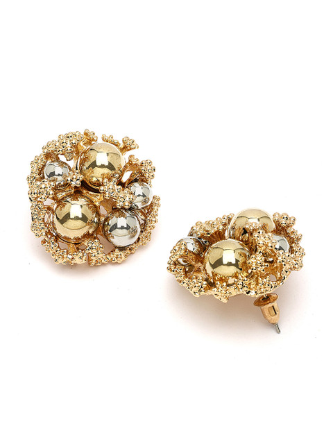 Bohey by KARATCART Set of 3 Round Shaped Studs - Image 4