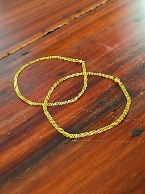 Kunjus Gold-Plated Anklet