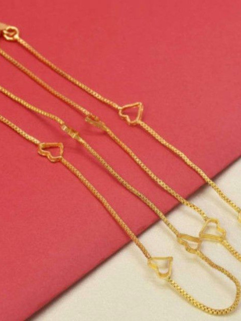 Kunjus Gold-Plated Anklet