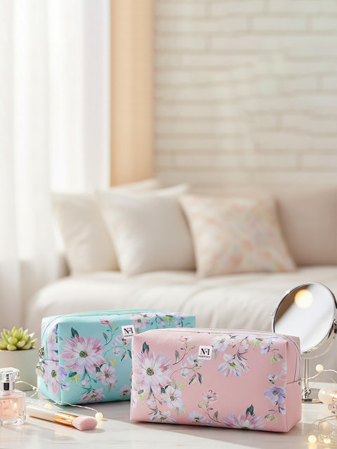 NFI essentials Pack Of 2 Printed Travel Pouch