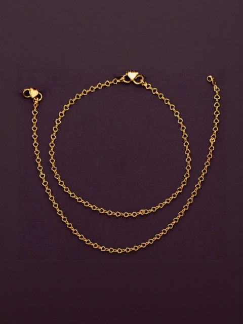 Kunjus Gold-Plated Anklet