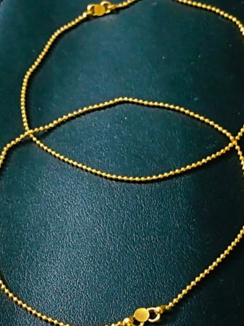 Kunjus Gold-Plated Anklet