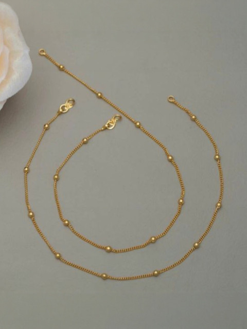 Kunjus Gold-Plated Anklet