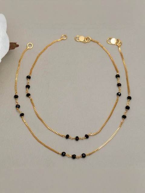 Kunjus Gold-Plated Anklet