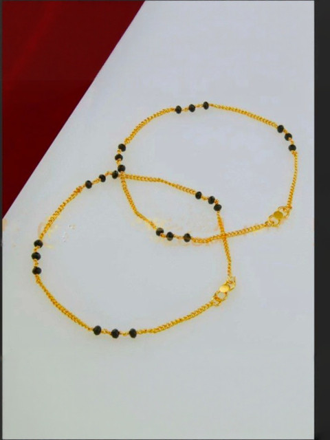 Kunjus Gold-Plated Anklet