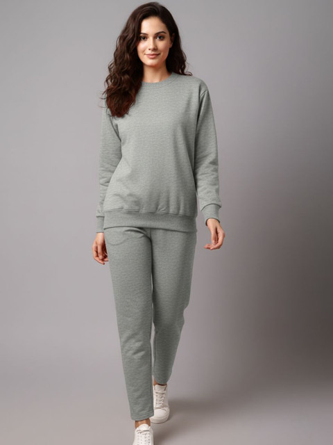 MACK JONNEY Women Round Neck Long Sleeves Mid-Rise Tracksuits