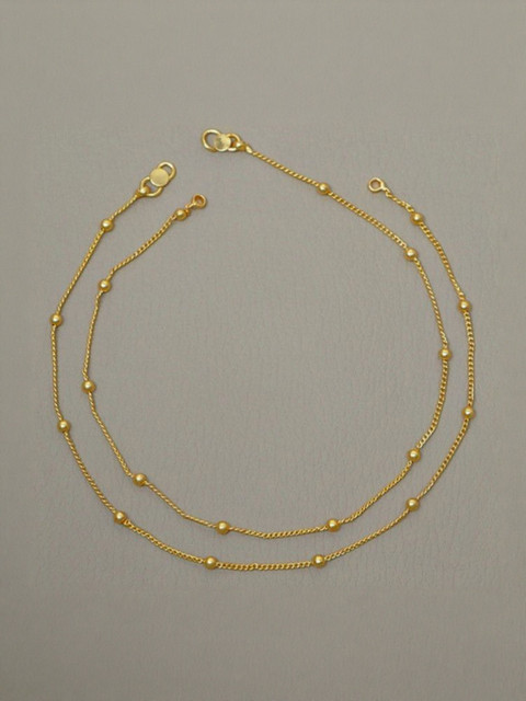 Kunjus Gold-Plated Anklet