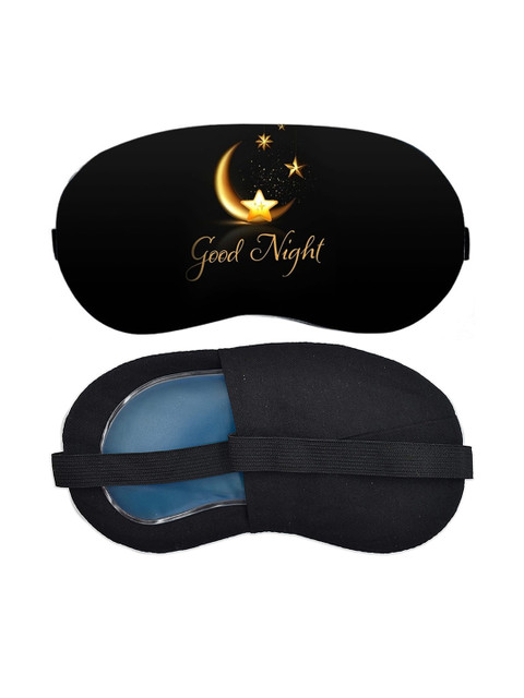 Veeva Beauty & Fashion Unisex Printed Sleeping Ice Pack Eye Mask For Better Sleep