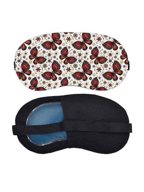 Veeva Beauty & Fashion Unisex Printed Sleeping Ice Pack Eye Mask For Puffy Eyes