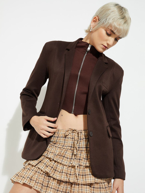 max Women Textured Regular Fit Blazer