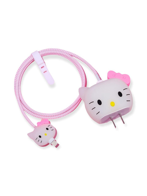 AUGEN Unisex Quirky 3D Design Silicone Protective Case for 20W iPhone USB-C Power