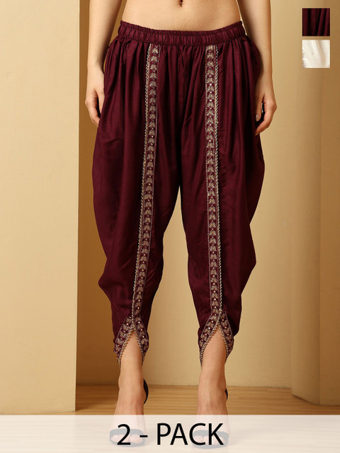 URBAN KANYA Women Embroidered Loose Fit Salwar