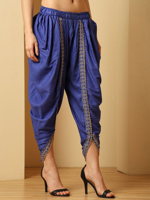 URBAN KANYA Women Pack of 2 Embroidered Mid-Rise Dhoti Salwar - Image 4