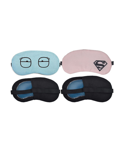 Veeva Beauty & Fashion Unisex Set Of 2 Printed Cooling Gel Eye Mask For Puffy Eyes