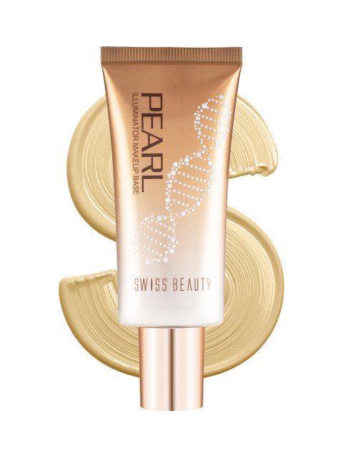 SWISS BEAUTY Pearl Illuminator Makeup Base - Golden Pink