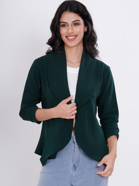 BAESD Shawl Collar Open Front Regular Fit Blazer