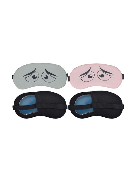 Veeva Beauty & Fashion Unisex Set Of 2 Printed Cooling Gel Eye Mask For Puffy Eyes