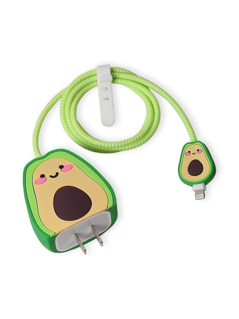 AUGEN Unisex Quirky 3D Design Silicone Protective Case for 20W iPhone USB-C Power