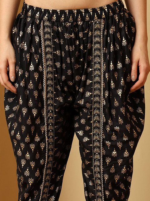 URBAN KANYA Women Pack Of 2 Printed Loose Fit Dhoti Pants - Image 6