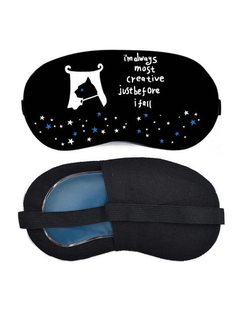 Veeva Beauty & Fashion Unisex Printed Sleeping Cooling Gel Eye Mask For Puffy Eyes