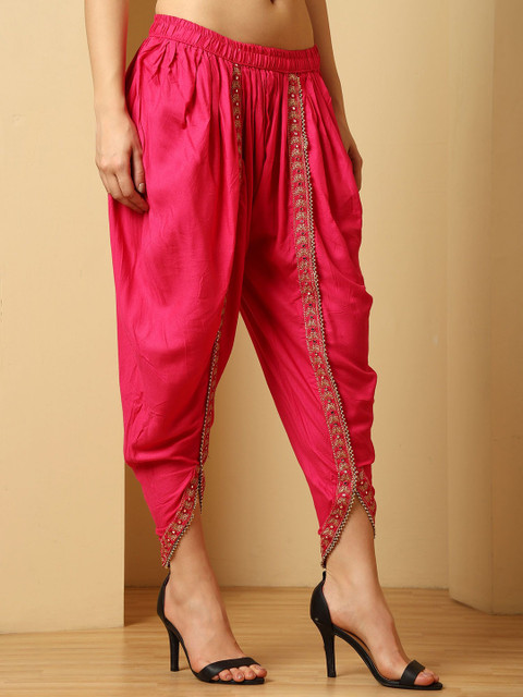 URBAN KANYA Women Pack of 2 Embroidered Mid-Rise Dhoti Salwar - Image 3