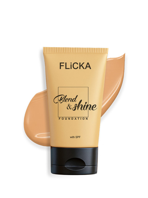 FLiCKA Blend & Shine Long Lasting Liquid Foundation with Avocado Oil 30 ml - Natural 02.1