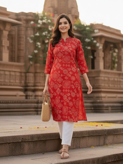 Anouk Women Bandhani Printed Kurta