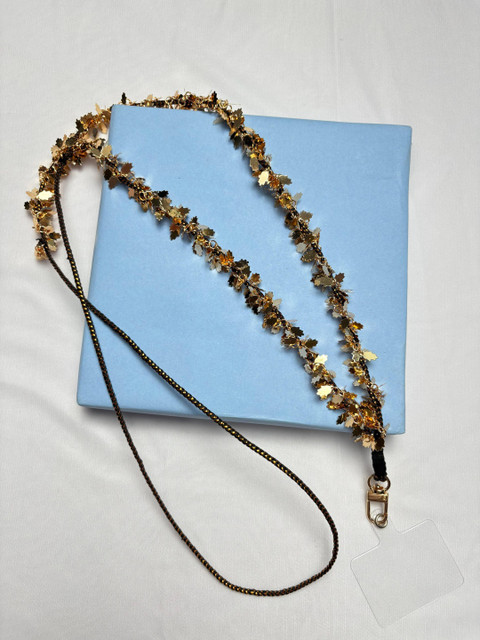 Arendelle Women Solid Arm Band Hamsa Hand Shape Phone Sling Chain