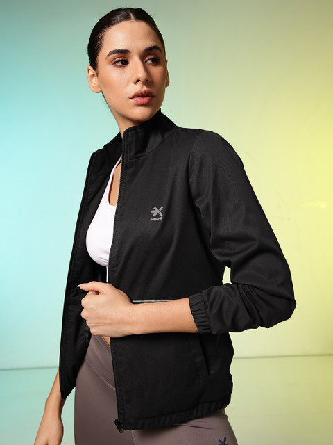 HRX by Hrithik Roshan Mock Collar Training Sporty Jacket