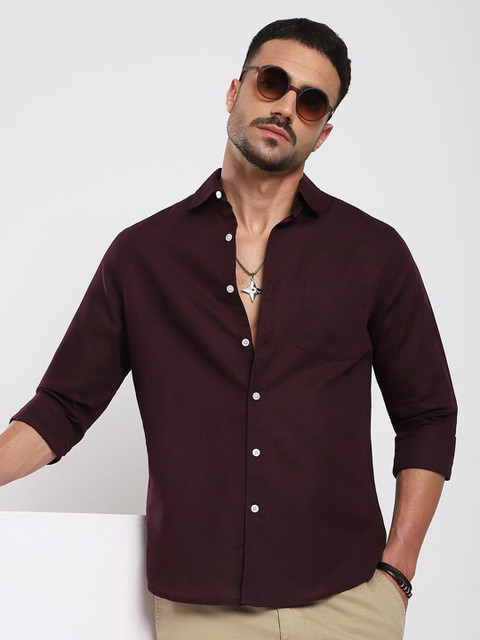 VASTRADO Men Classic Slim Fit Casual Shirt