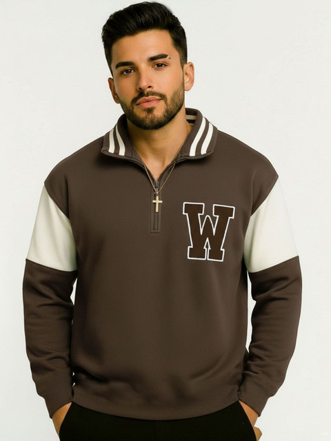 Force Men Brand Logo Colourblocked Polo Collar Applique T-shirt