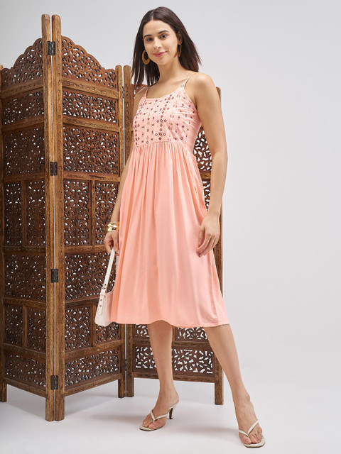 Vishudh Fit & Flare Midi Dress