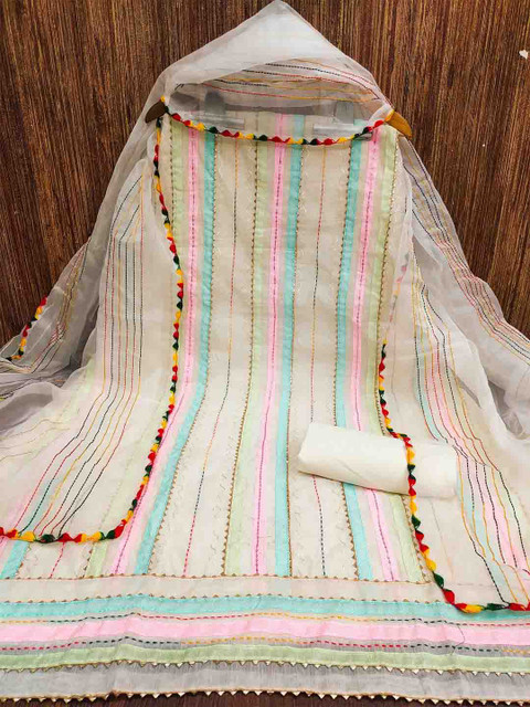 NEGRONI Embroidered Unstitched Dress Material