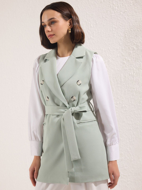 Trendyol Notched Lapel Overcoat