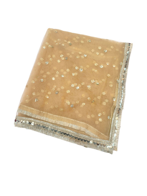 Navti Creations Women Embroidered Dupatta with Sequinned Border