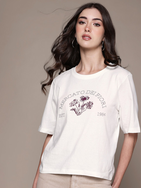 MANGO Printed Relaxed T-shirt