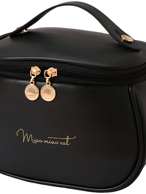 Virtuous Leather Vanity Bag Travel Accessory