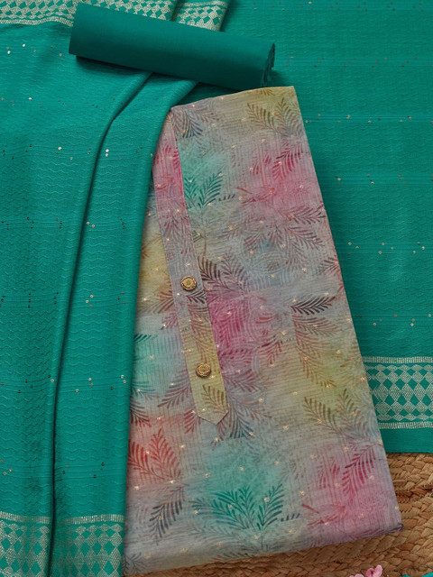 Soch Botanical Printed Unstitched Dress Material