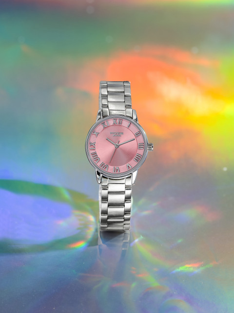 Sonata Poze Drop 6 Quartz Round Dial Women's Watch - SP80128SM01