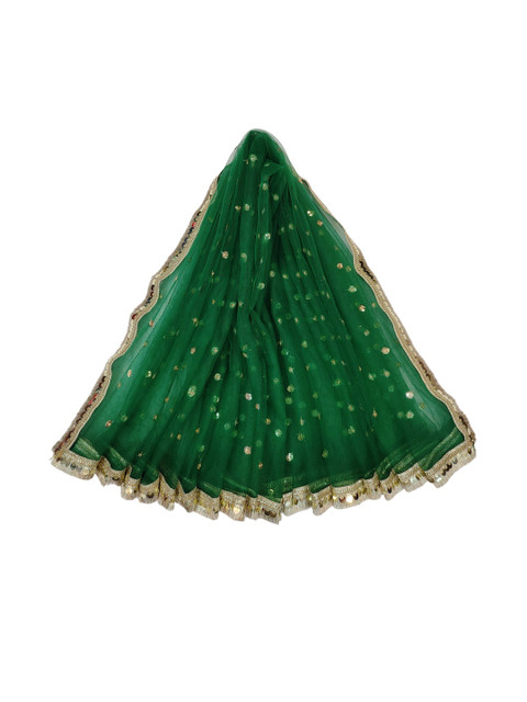 Navti Creations Embroidered Dupatta with Sequinned