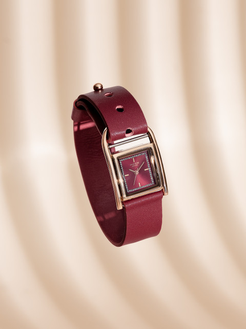 Sonata Poze Drop 6 Quartz Round Dial Women's Watch - SP80132WL01