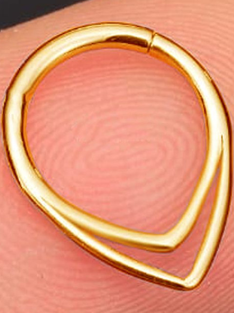 Sangria Women Brass Tribal Line Septum Nosepin