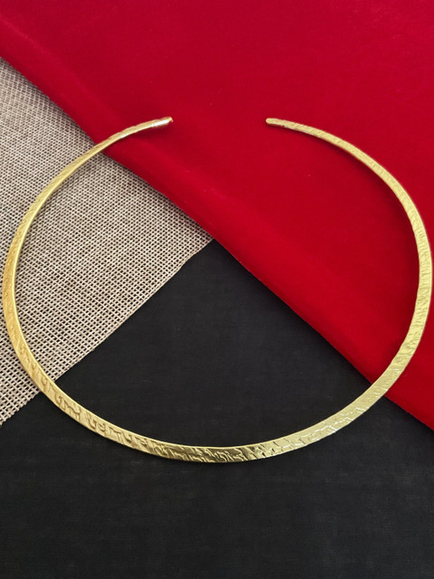 MOHATI Women Gold-Plated Choker Necklace