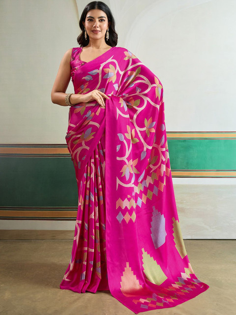 Anouk Rustic Ethnic Motifs Banarasi Saree
