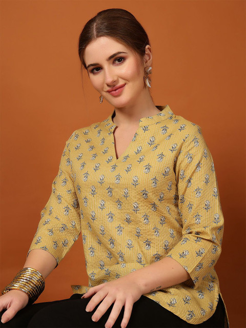 Anouk Rustic Women Ethnic Motifs Printed Pure Cotton Kurti